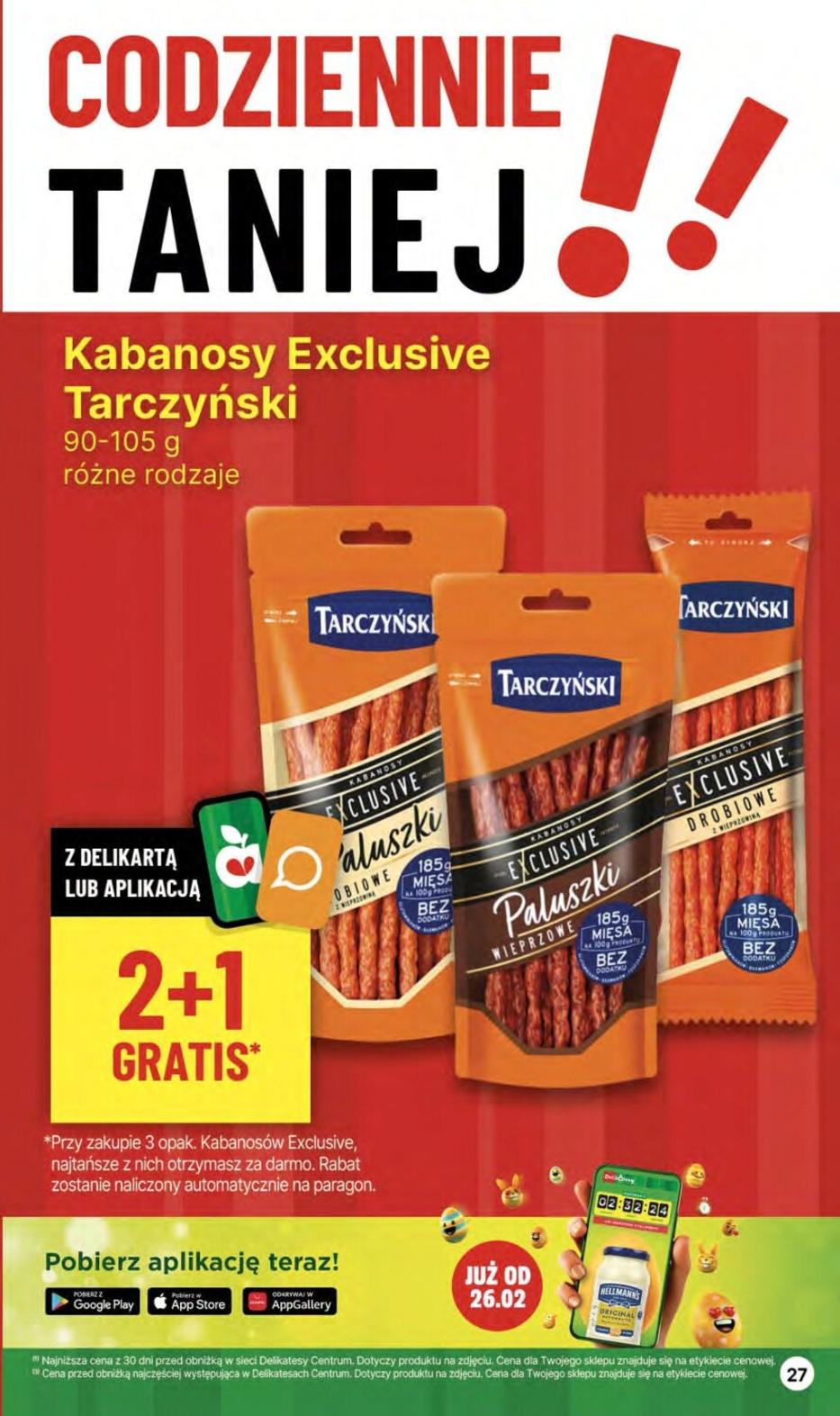Gazetka promocyjna Delikatesy Centrum str. 27