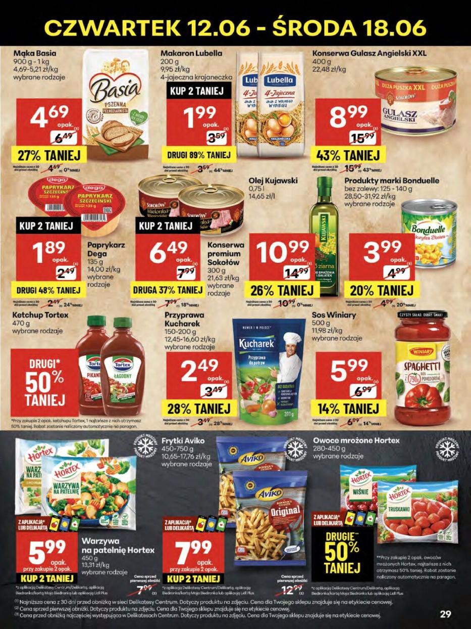 Gazetka promocyjna Delikatesy Centrum str. 29