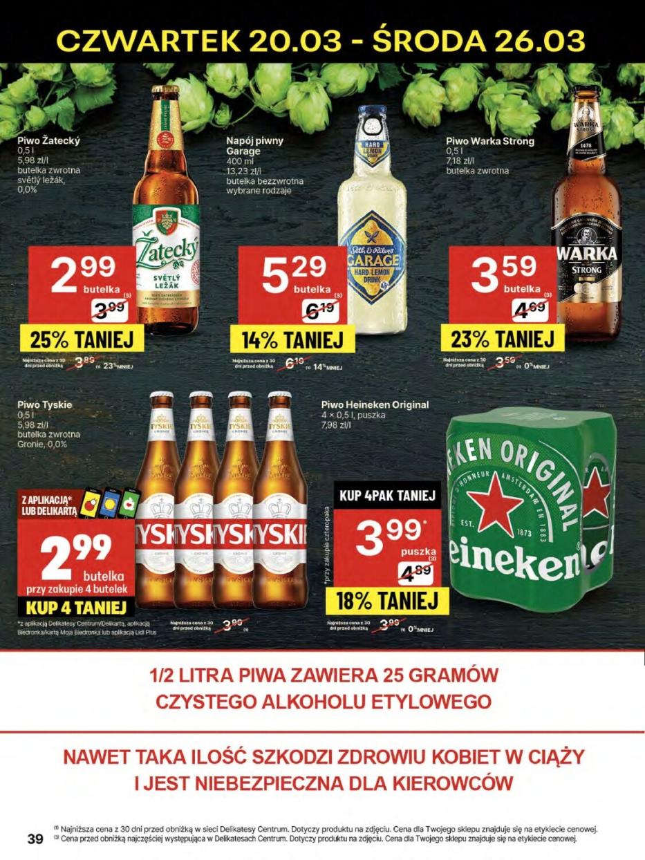 Gazetka promocyjna Delikatesy Centrum str. 39