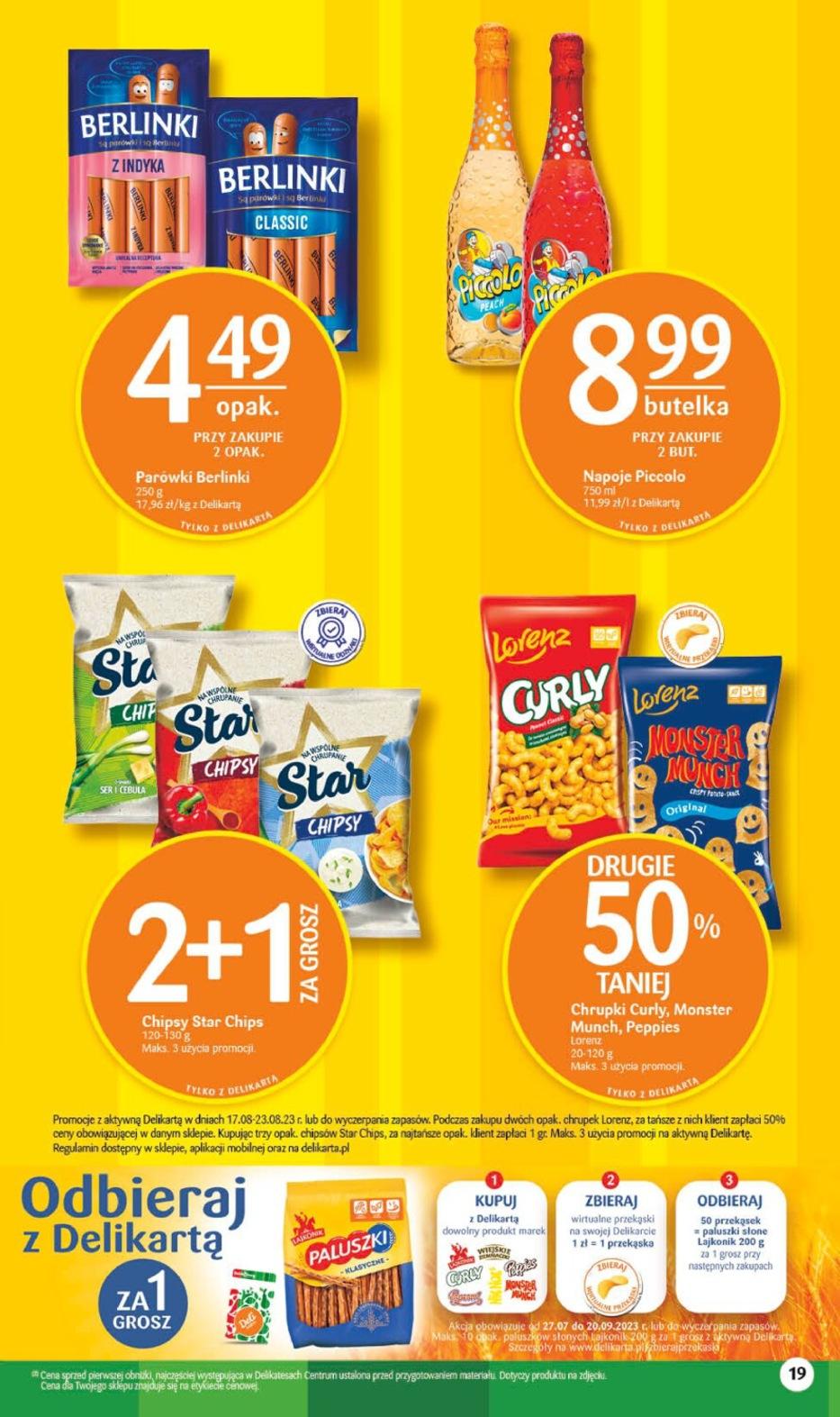 Gazetka promocyjna Delikatesy Centrum str. 19