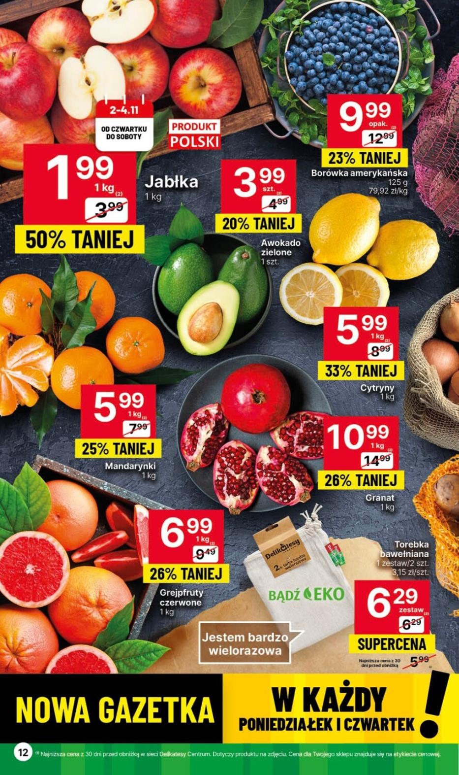 Gazetka promocyjna Delikatesy Centrum str. 12