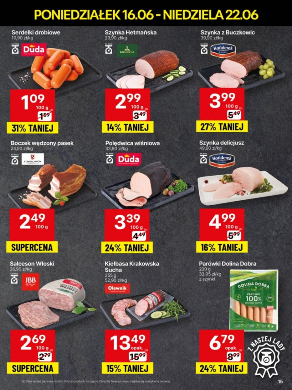 Gazetka promocyjna Delikatesy Centrum str. 15