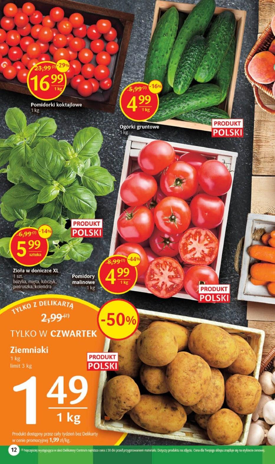 Gazetka promocyjna Delikatesy Centrum str. 12