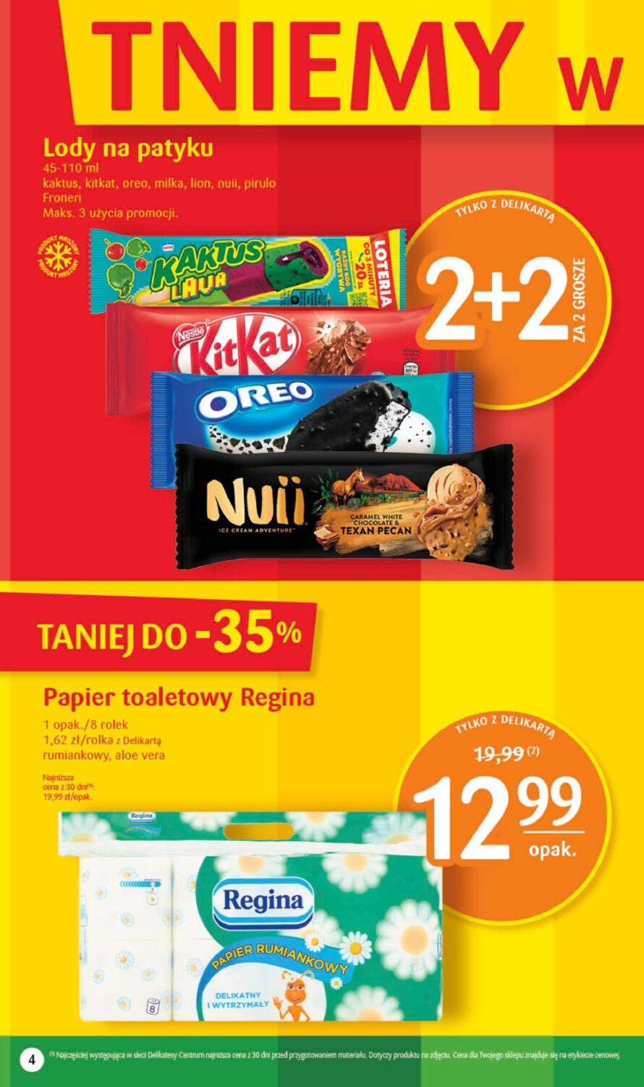 Gazetka promocyjna Delikatesy Centrum str. 4