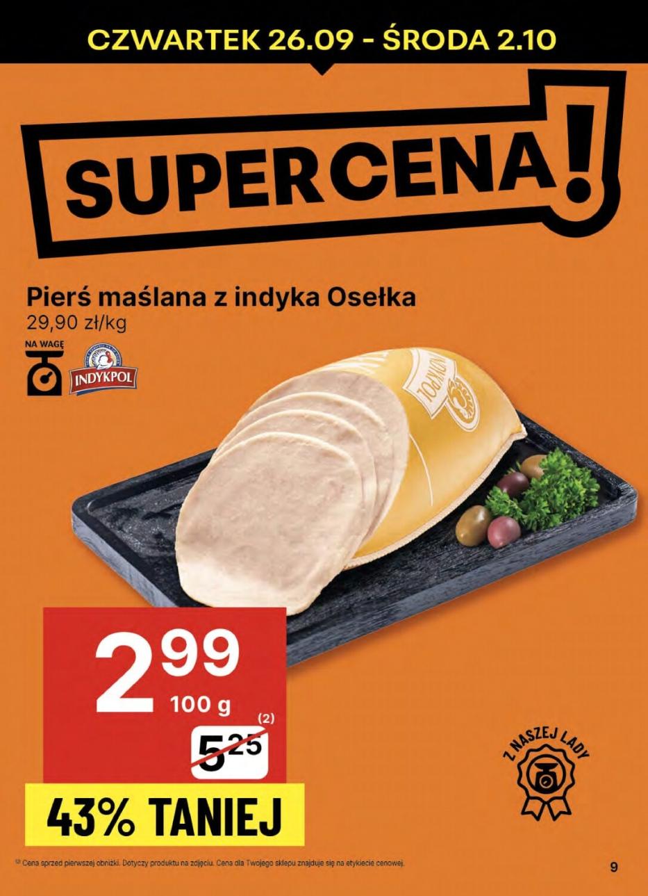 Gazetka promocyjna Delikatesy Centrum str. 9