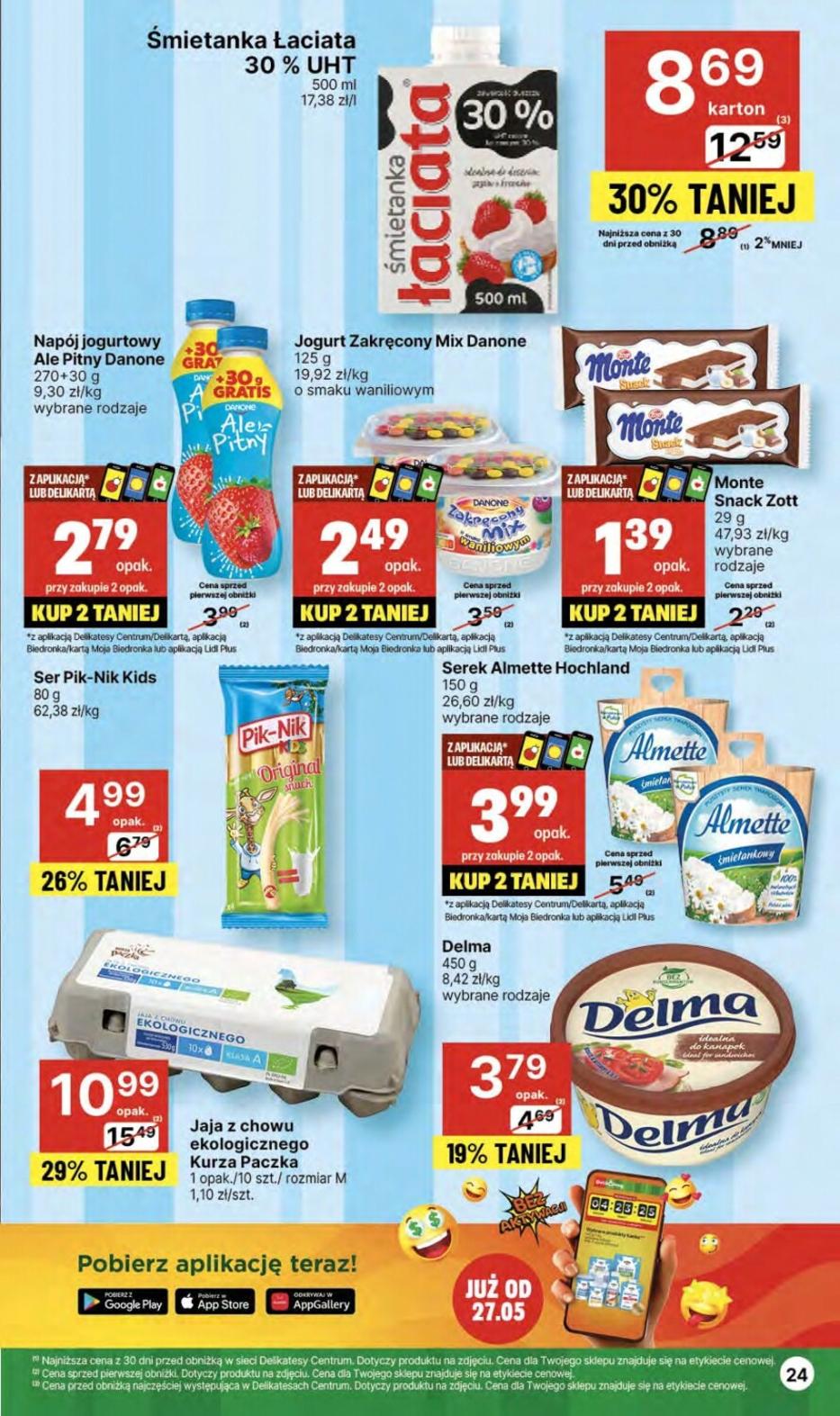 Gazetka promocyjna Delikatesy Centrum str. 24