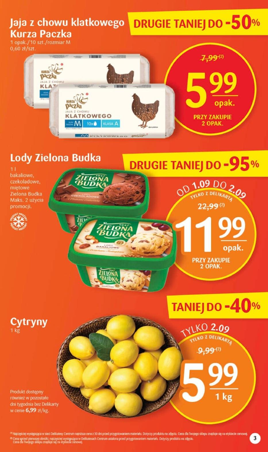 Gazetka promocyjna Delikatesy Centrum str. 3