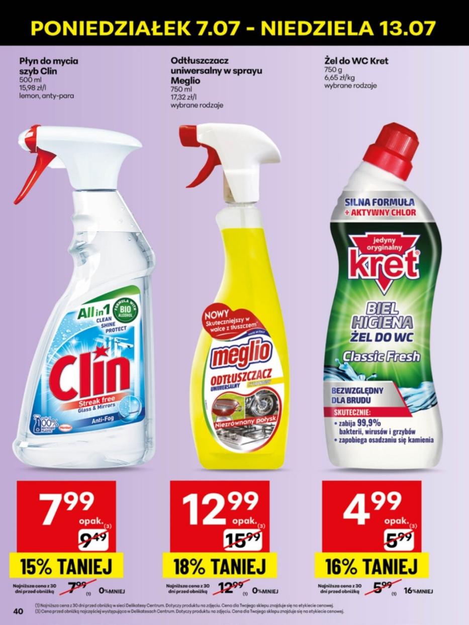 Gazetka promocyjna Delikatesy Centrum str. 40