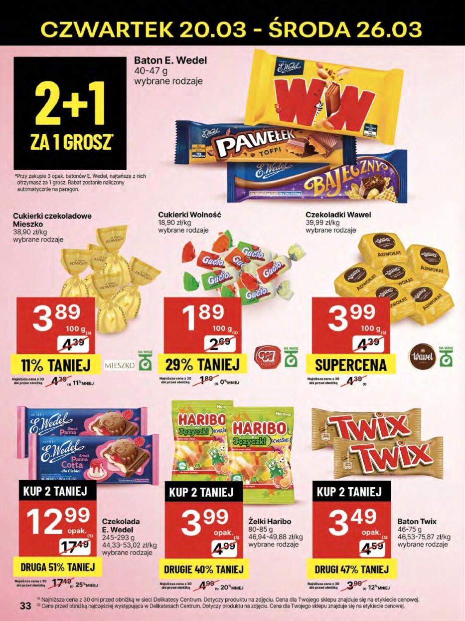 Gazetka promocyjna Delikatesy Centrum str. 33