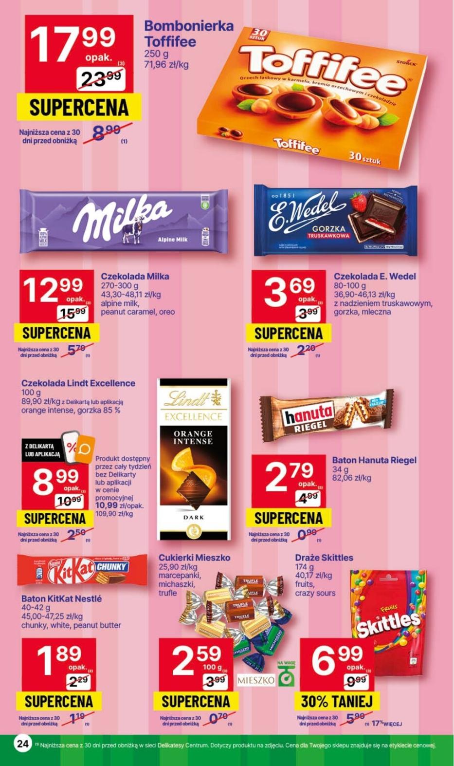 Gazetka promocyjna Delikatesy Centrum str. 24