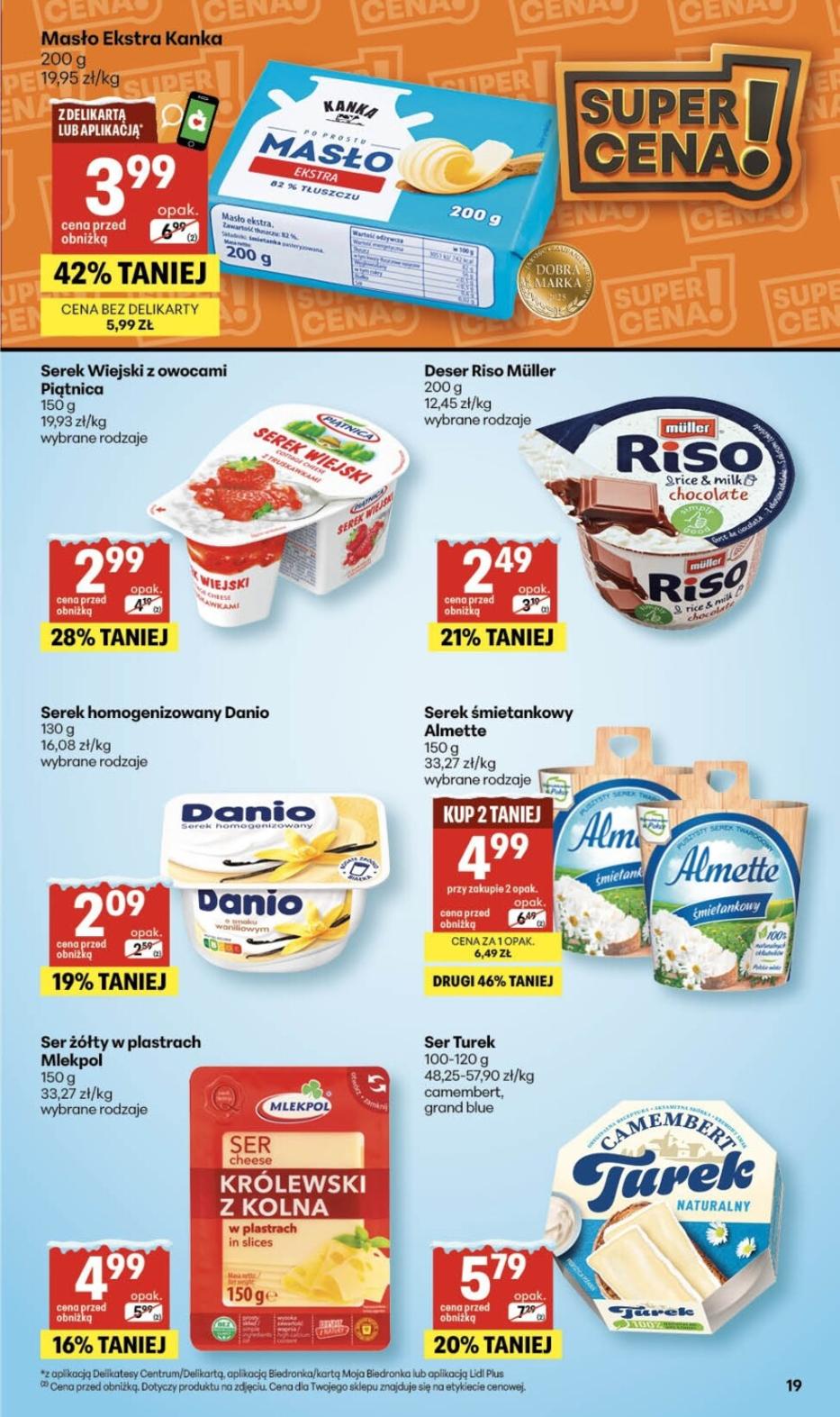 Gazetka promocyjna Delikatesy Centrum str. 19