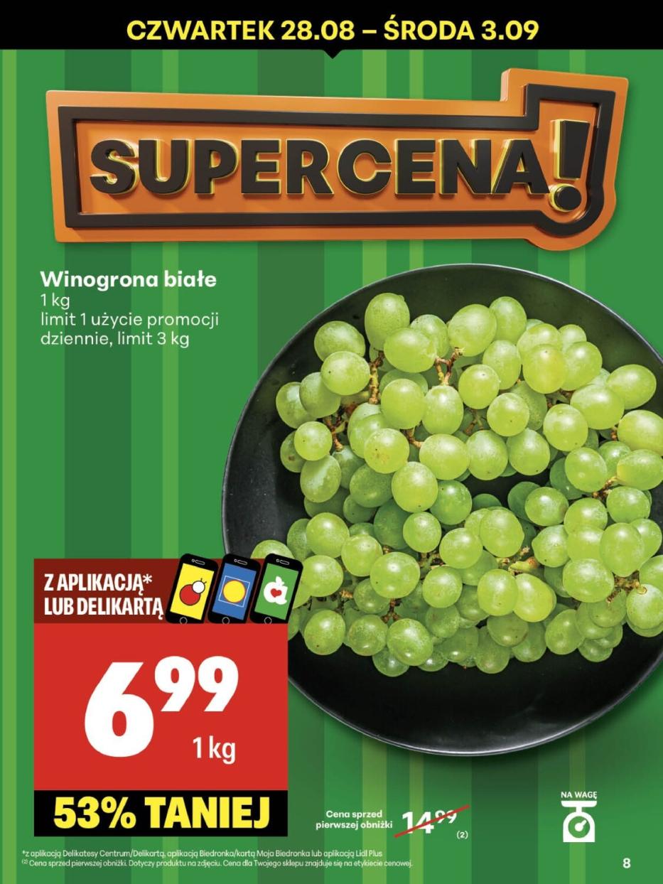 Gazetka promocyjna Delikatesy Centrum str. 8