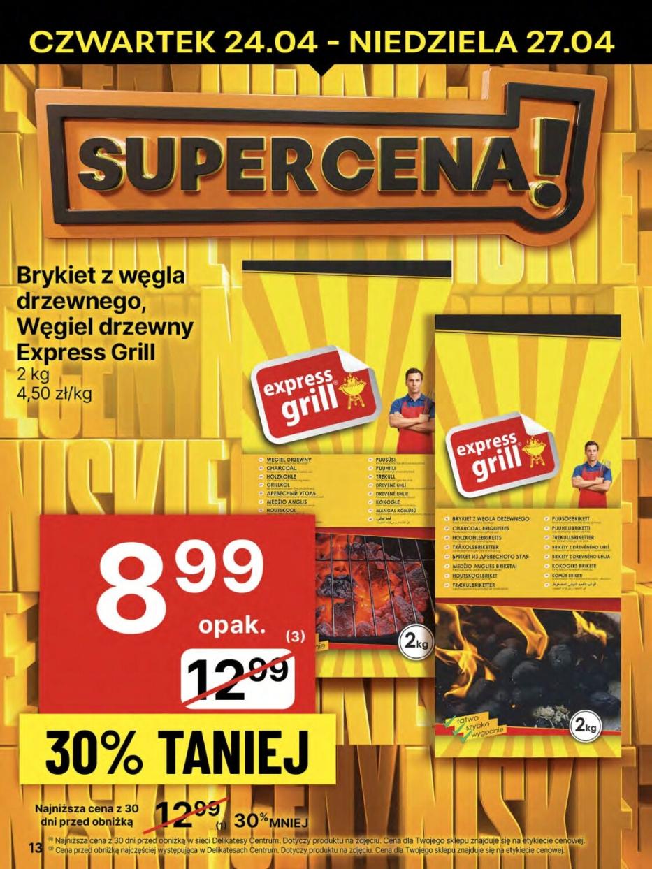 Gazetka promocyjna Delikatesy Centrum str. 13