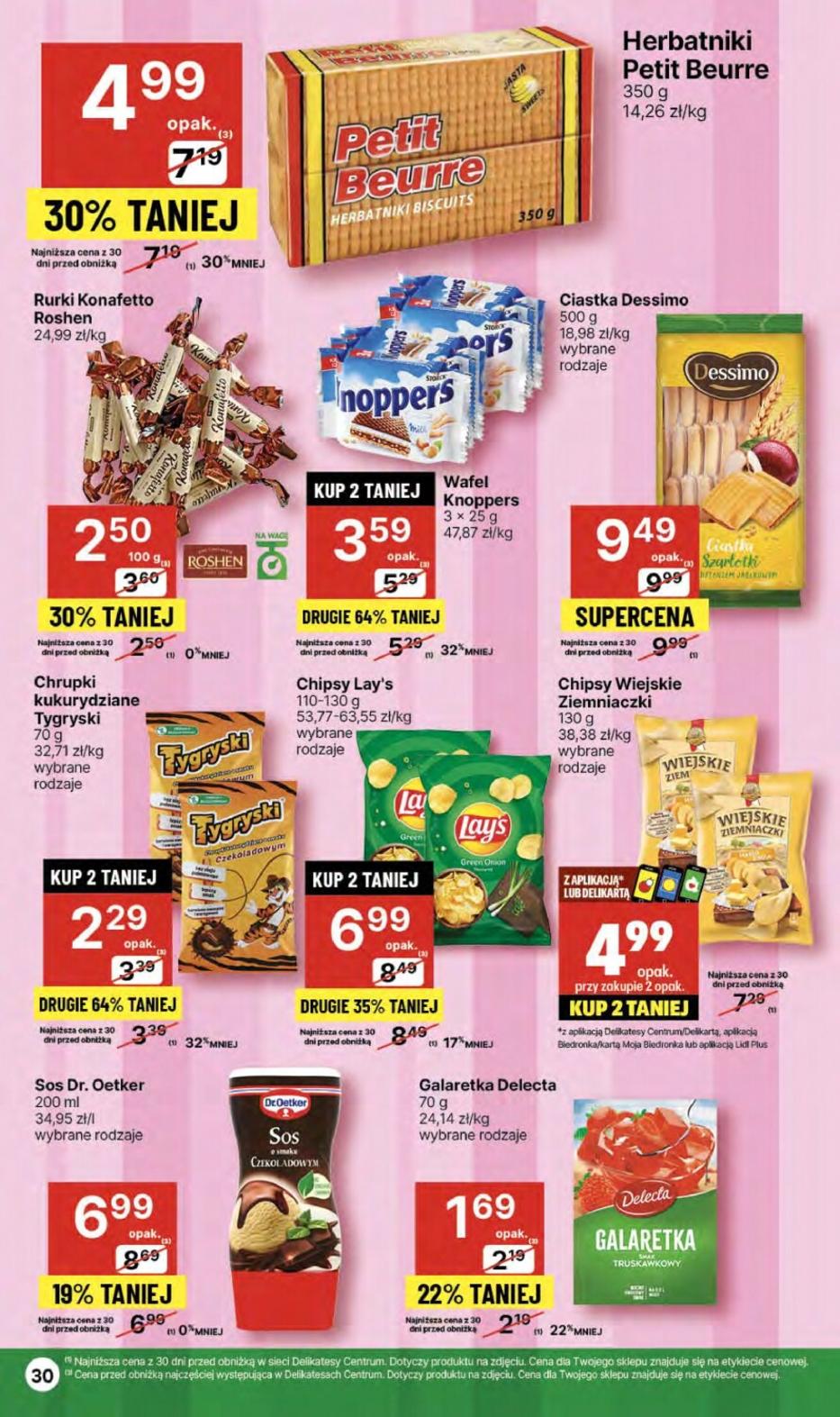 Gazetka promocyjna Delikatesy Centrum str. 30