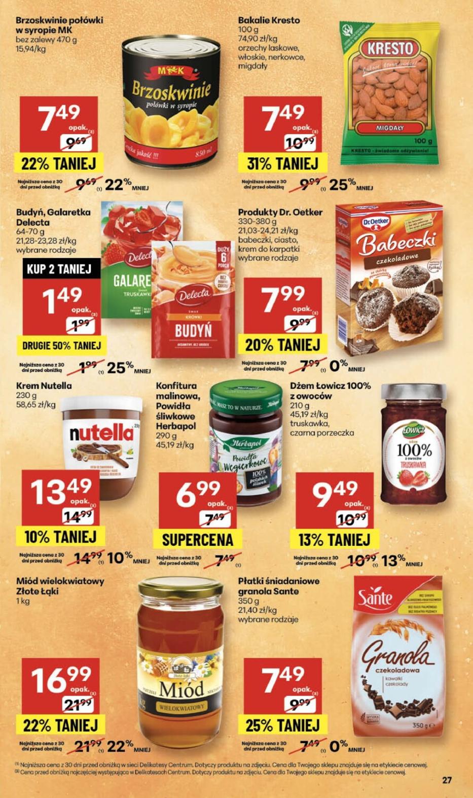 Gazetka promocyjna Delikatesy Centrum str. 27
