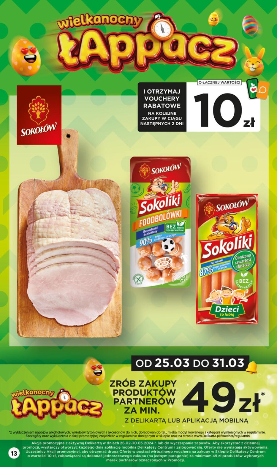 Gazetka promocyjna Delikatesy Centrum str. 13