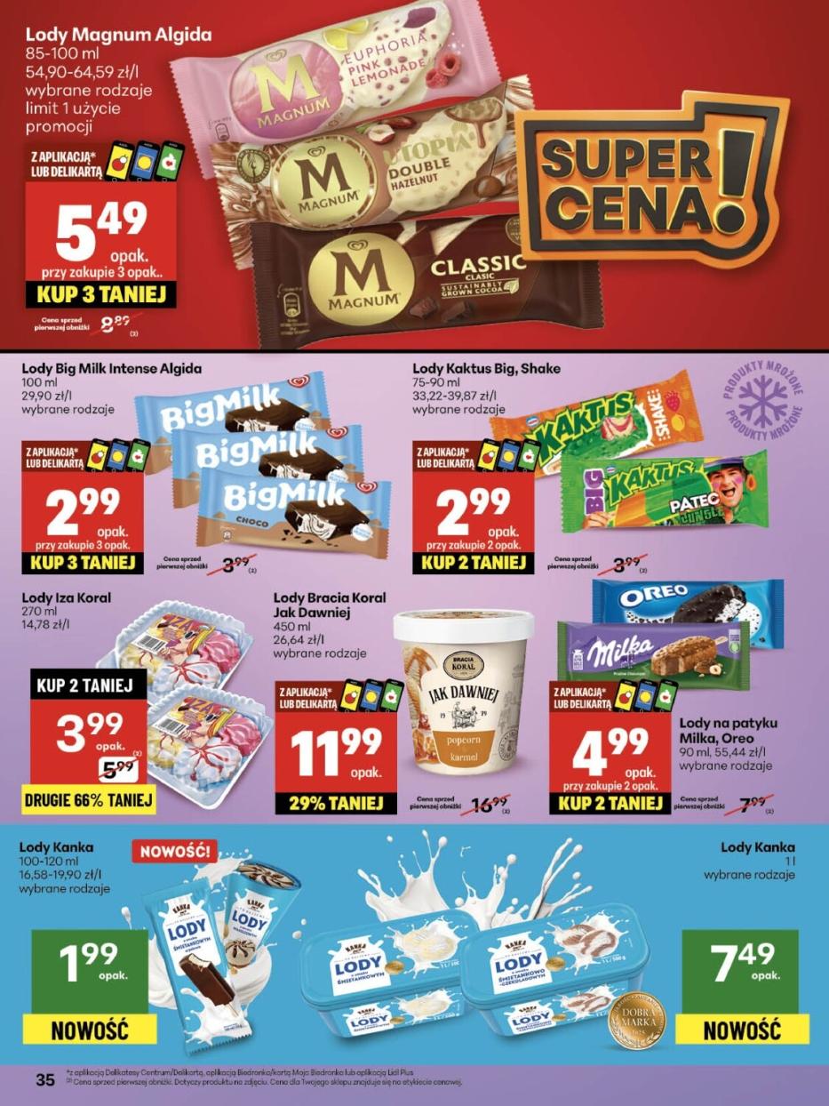 Gazetka promocyjna Delikatesy Centrum str. 35