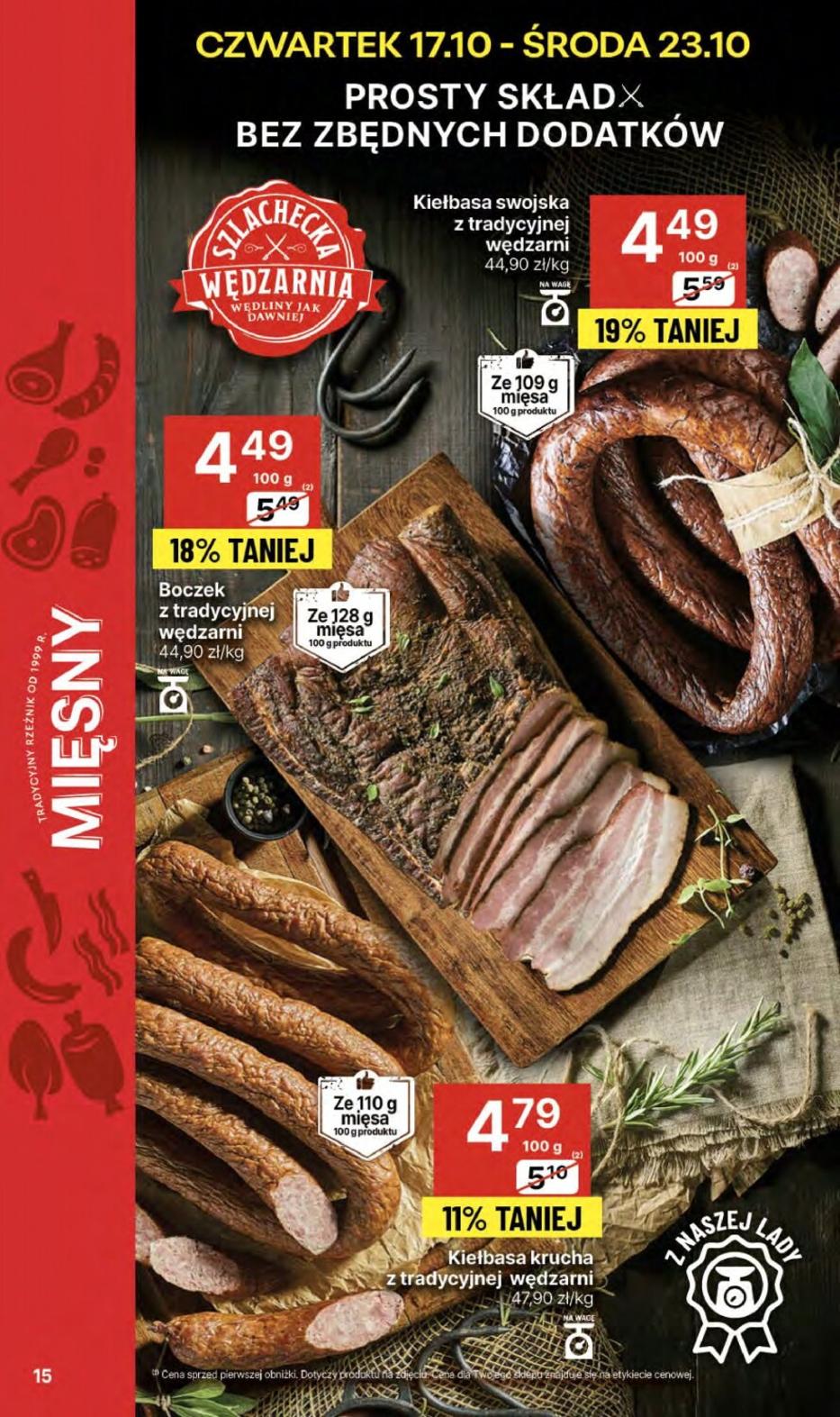 Gazetka promocyjna Delikatesy Centrum str. 15