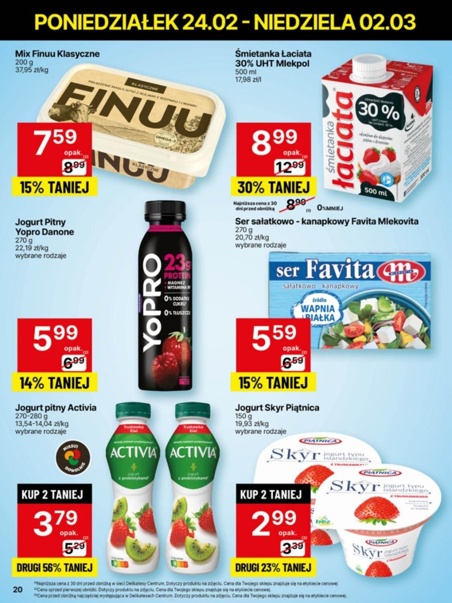 Gazetka promocyjna Delikatesy Centrum str. 20