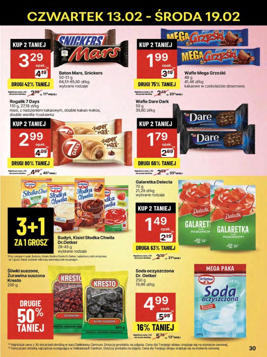 Gazetka promocyjna Delikatesy Centrum str. 30