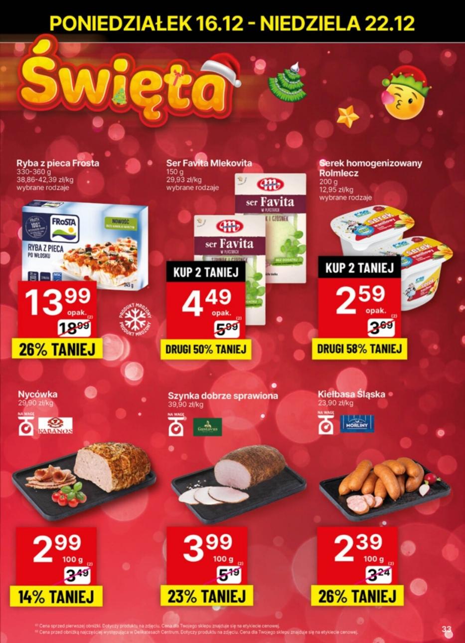 Gazetka promocyjna Delikatesy Centrum str. 33