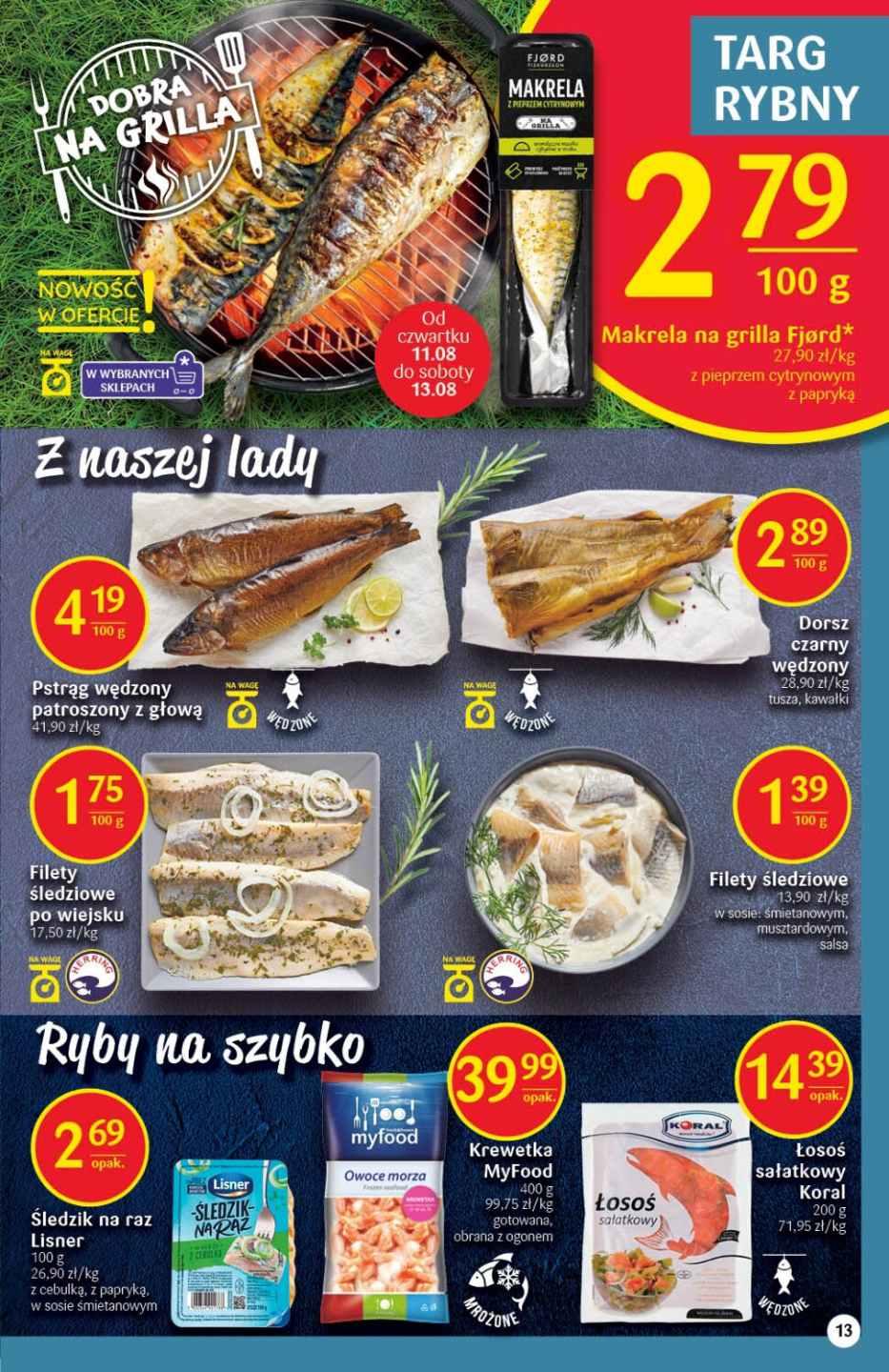 Gazetka promocyjna Delikatesy Centrum str. 13