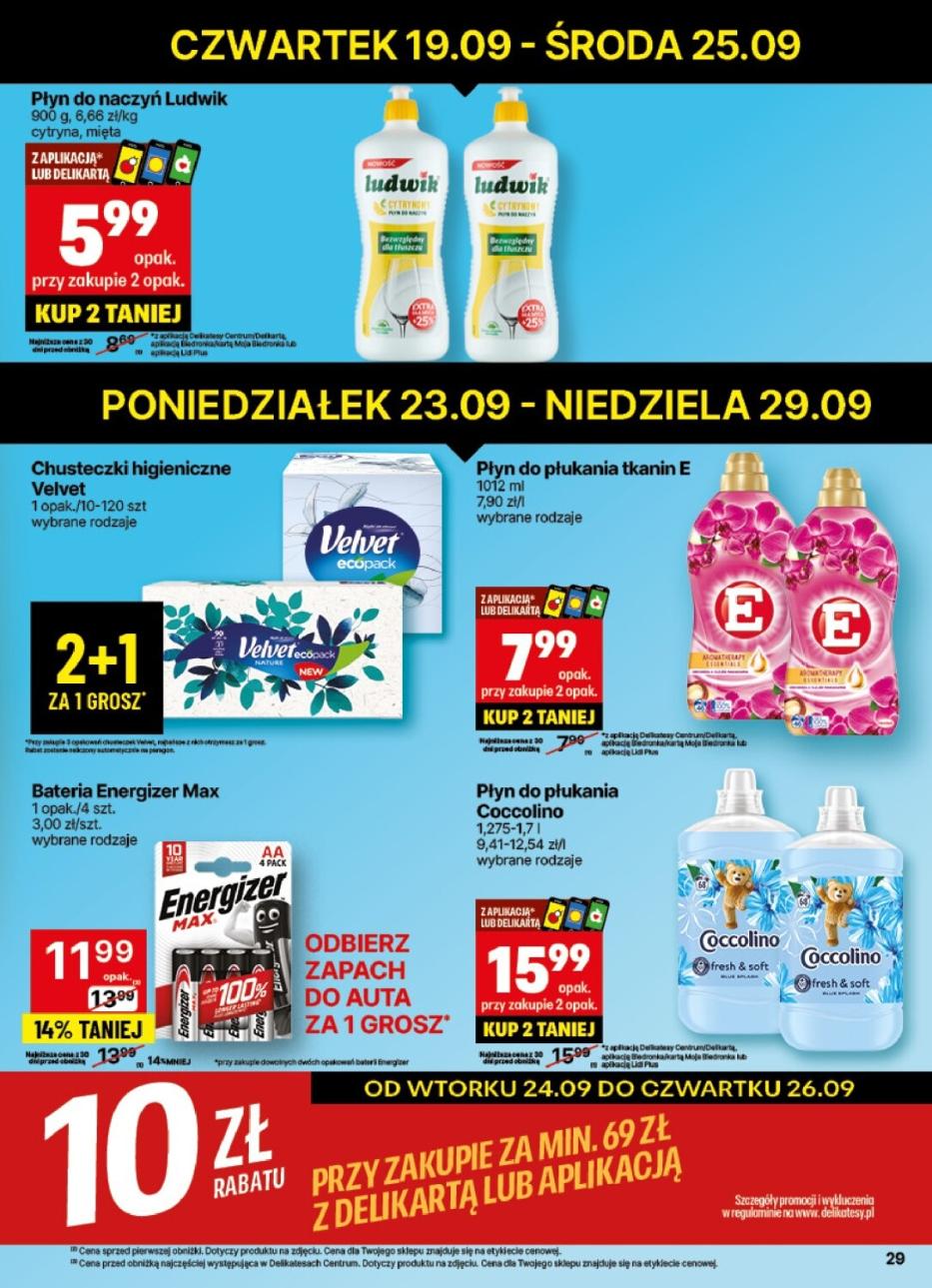 Gazetka promocyjna Delikatesy Centrum str. 29