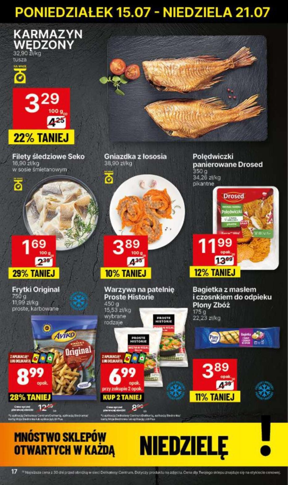 Gazetka promocyjna Delikatesy Centrum str. 17