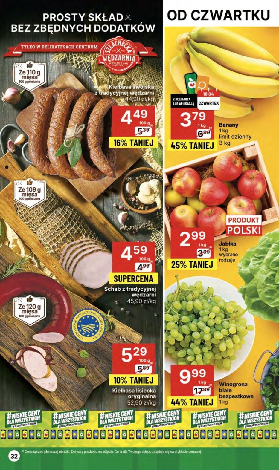 Gazetka promocyjna Delikatesy Centrum str. 32