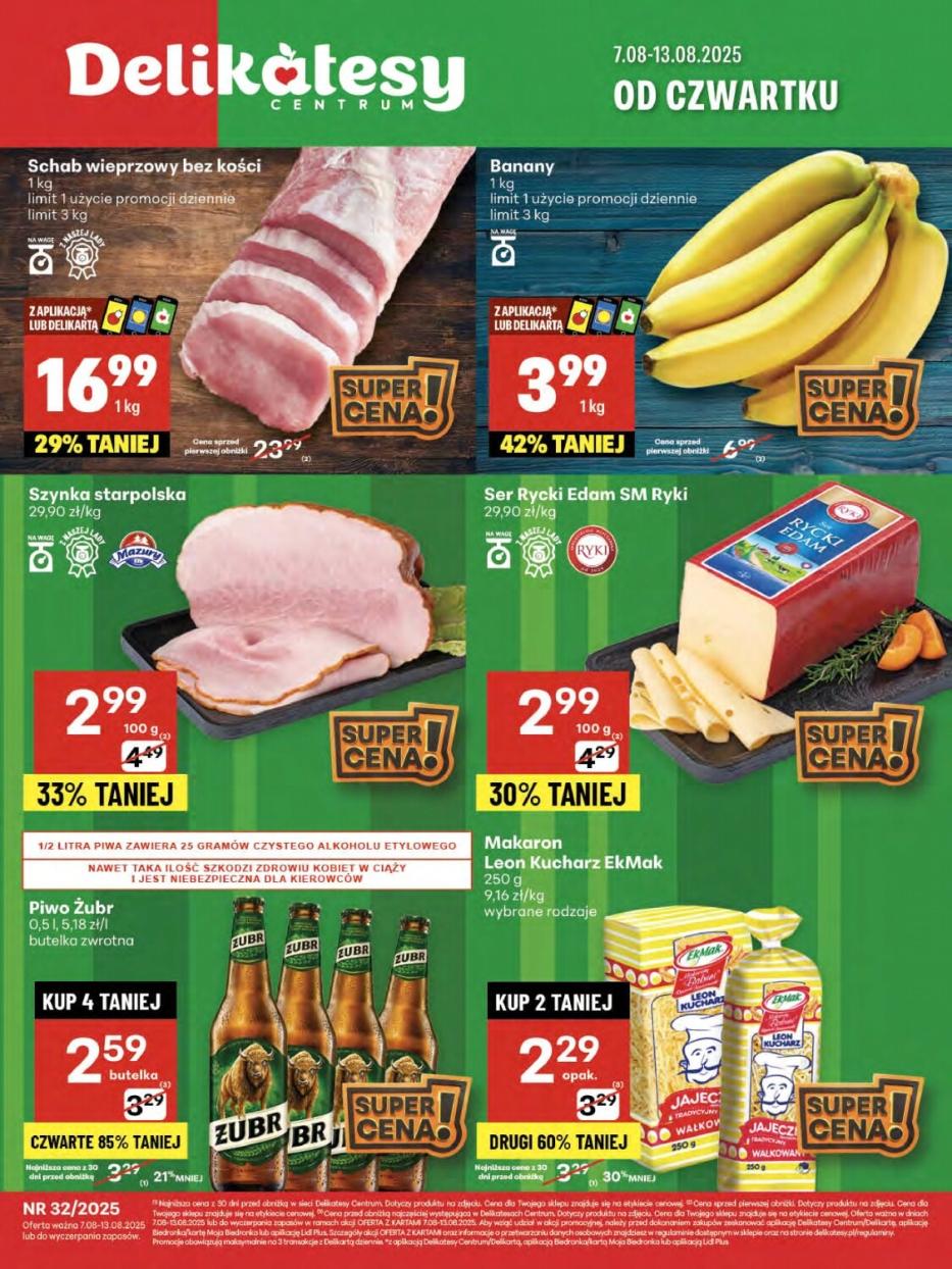 Gazetka promocyjna Delikatesy Centrum str. 1