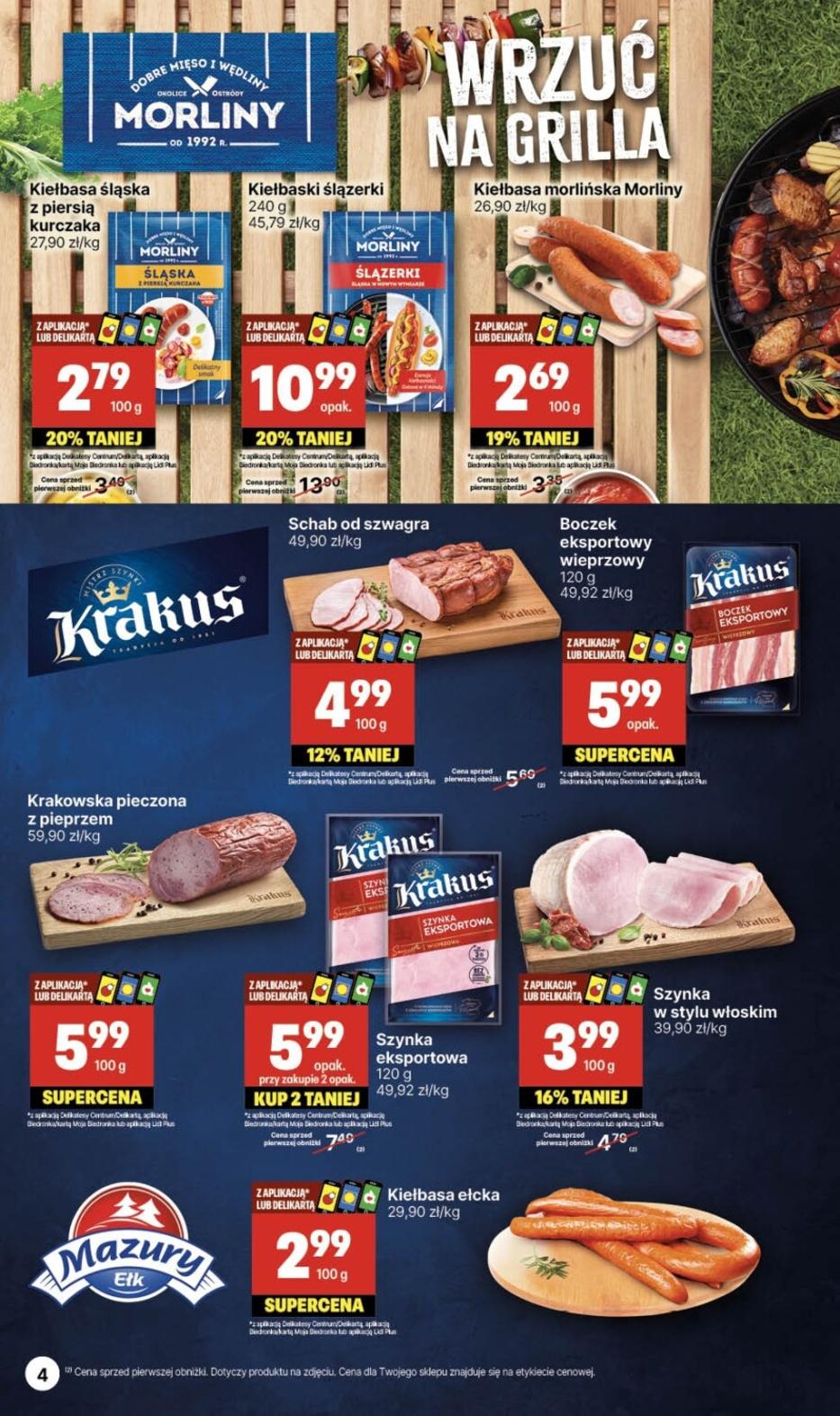 Gazetka promocyjna Delikatesy Centrum str. 4