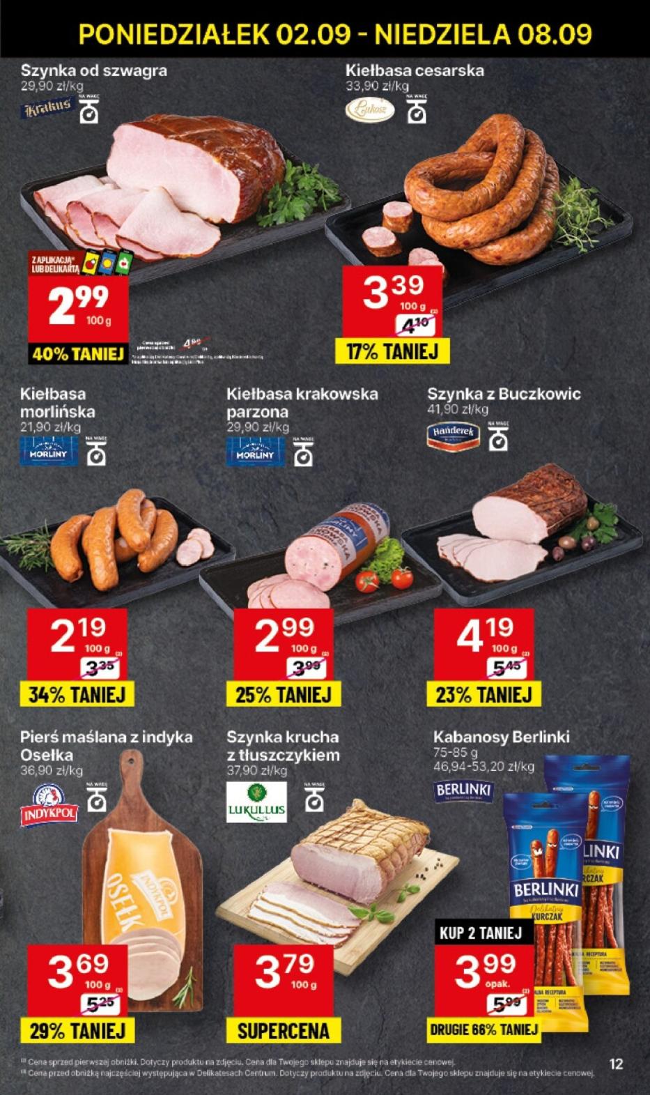 Gazetka promocyjna Delikatesy Centrum str. 12