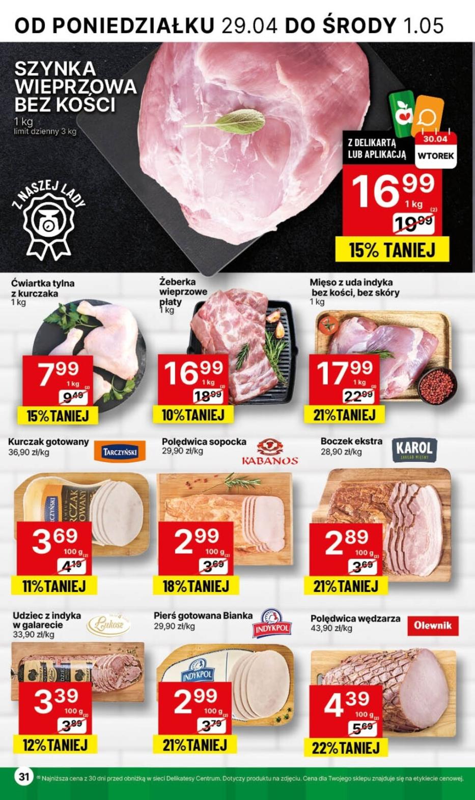 Gazetka promocyjna Delikatesy Centrum str. 31
