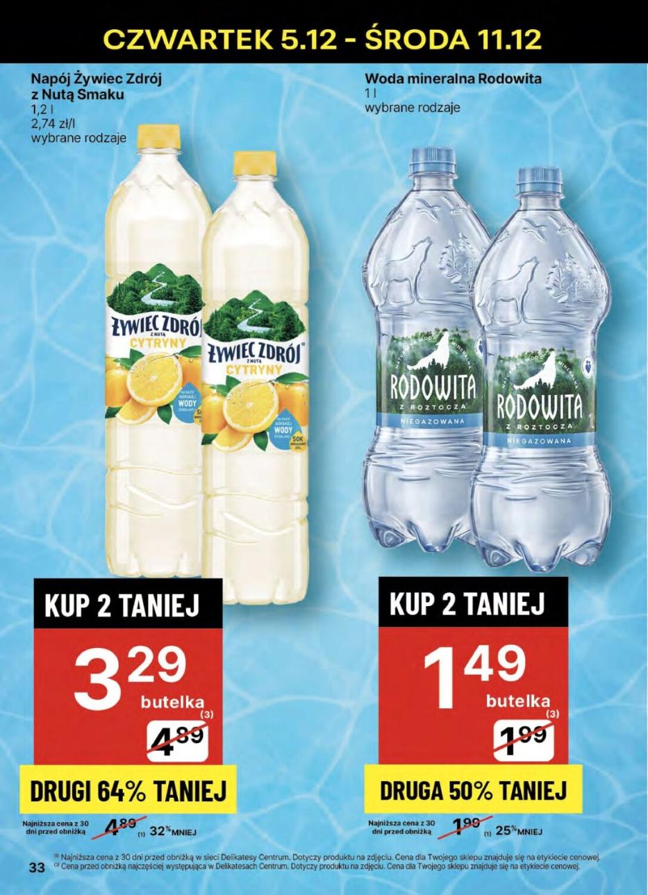 Gazetka promocyjna Delikatesy Centrum str. 33
