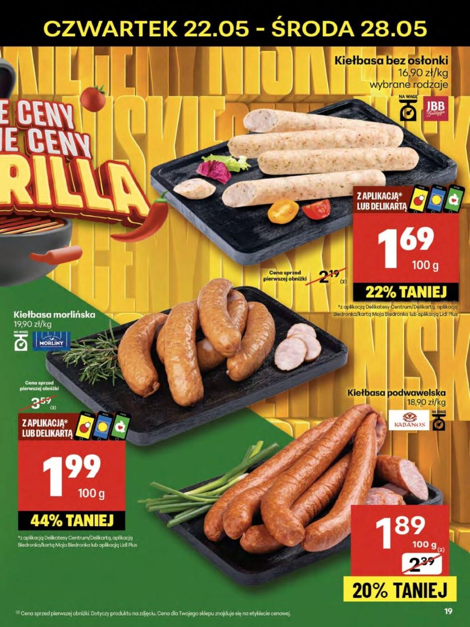 Gazetka promocyjna Delikatesy Centrum str. 19