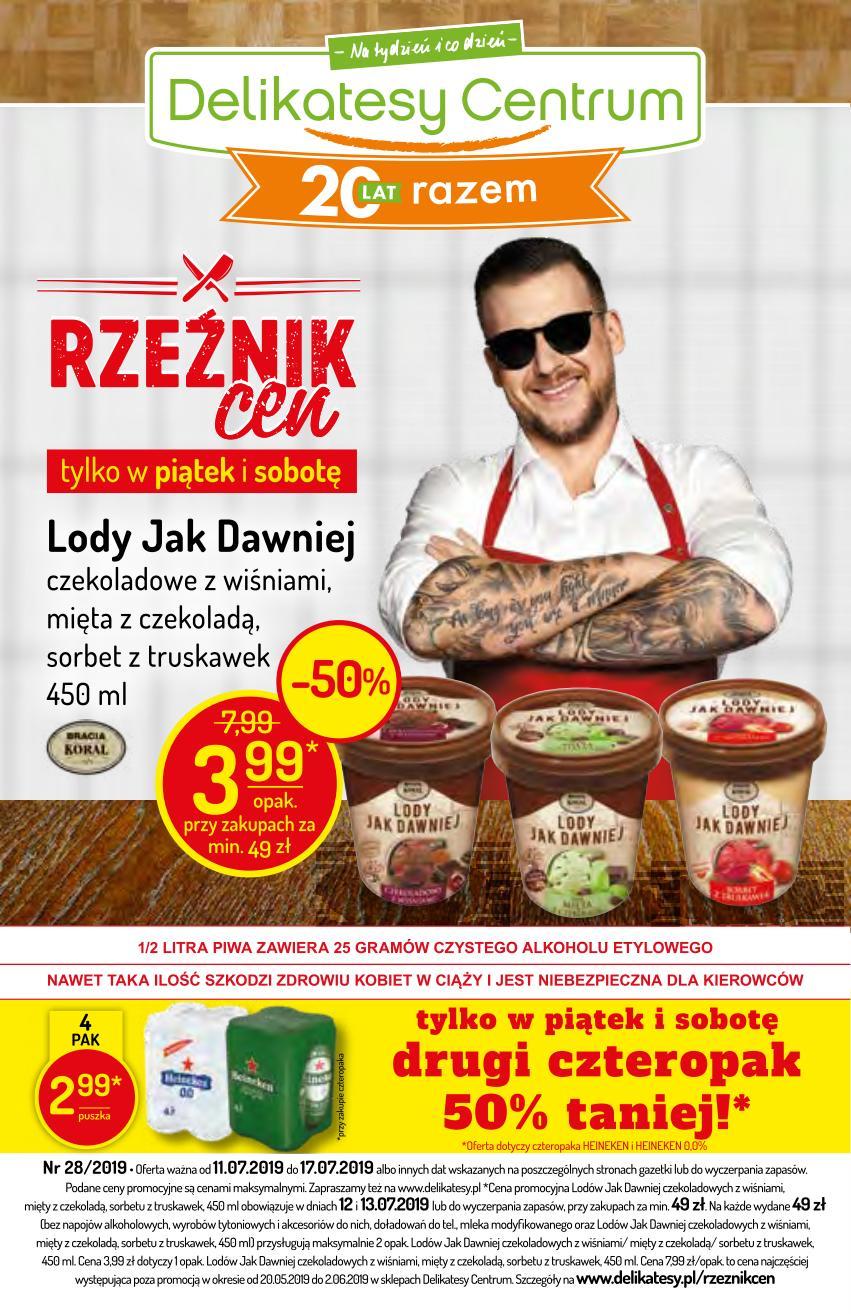 Gazetka promocyjna Delikatesy Centrum str. 1