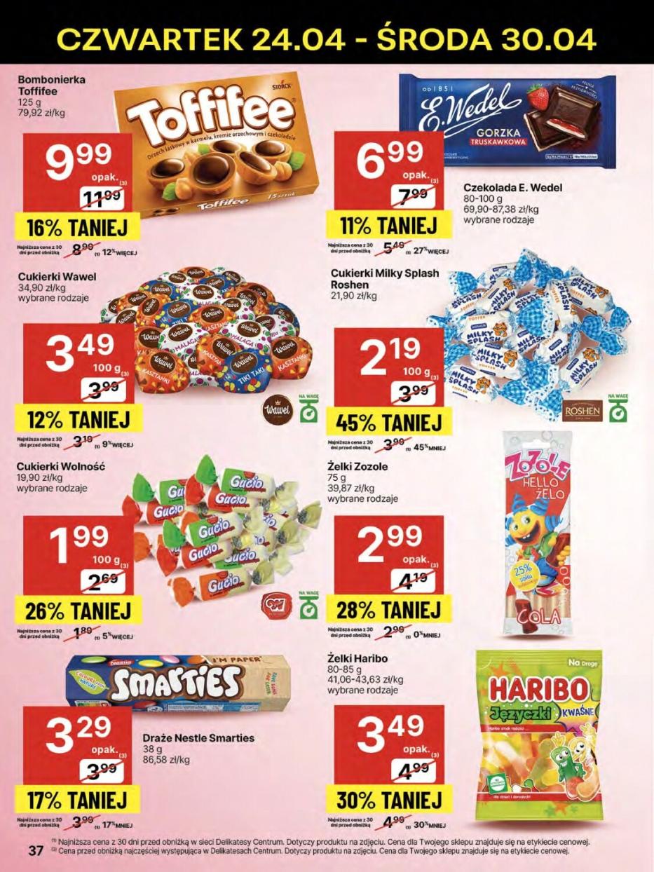 Gazetka promocyjna Delikatesy Centrum str. 37