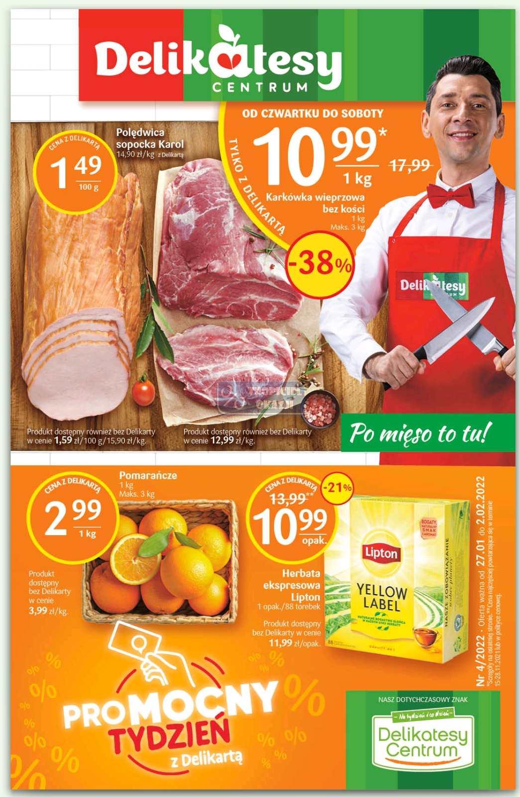 Gazetka promocyjna Delikatesy Centrum str. 1