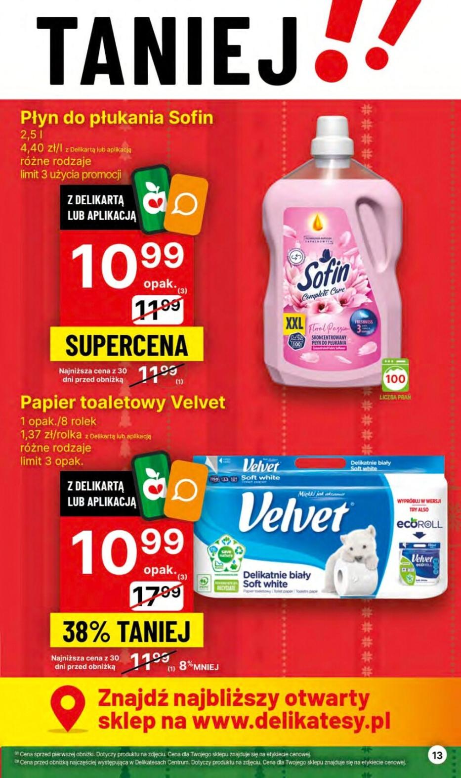 Gazetka promocyjna Delikatesy Centrum str. 13