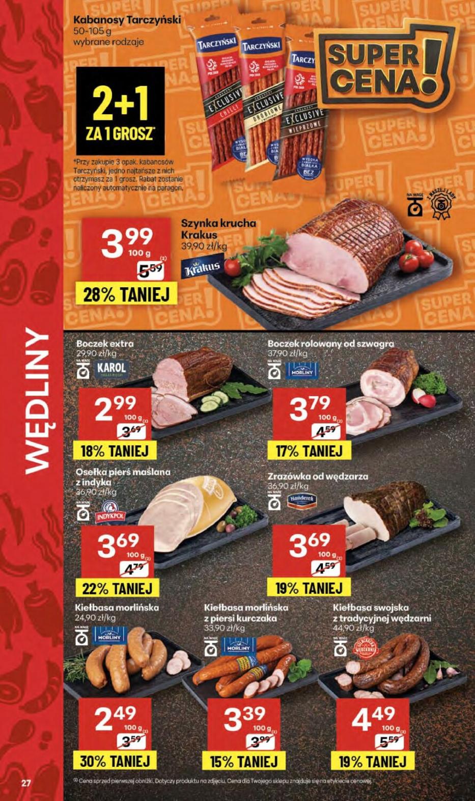 Gazetka promocyjna Delikatesy Centrum str. 27