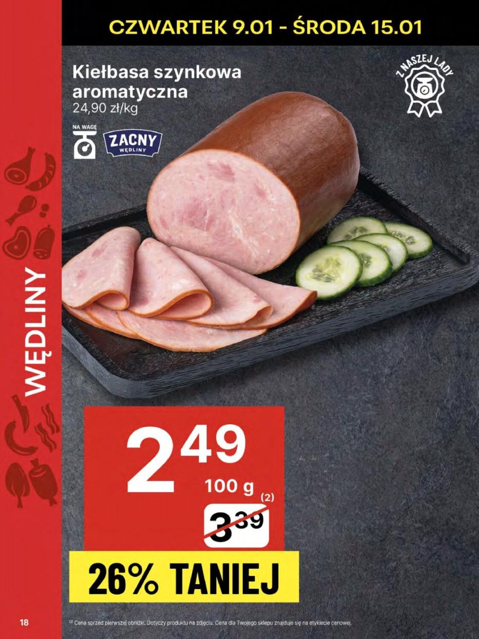 Gazetka promocyjna Delikatesy Centrum str. 18