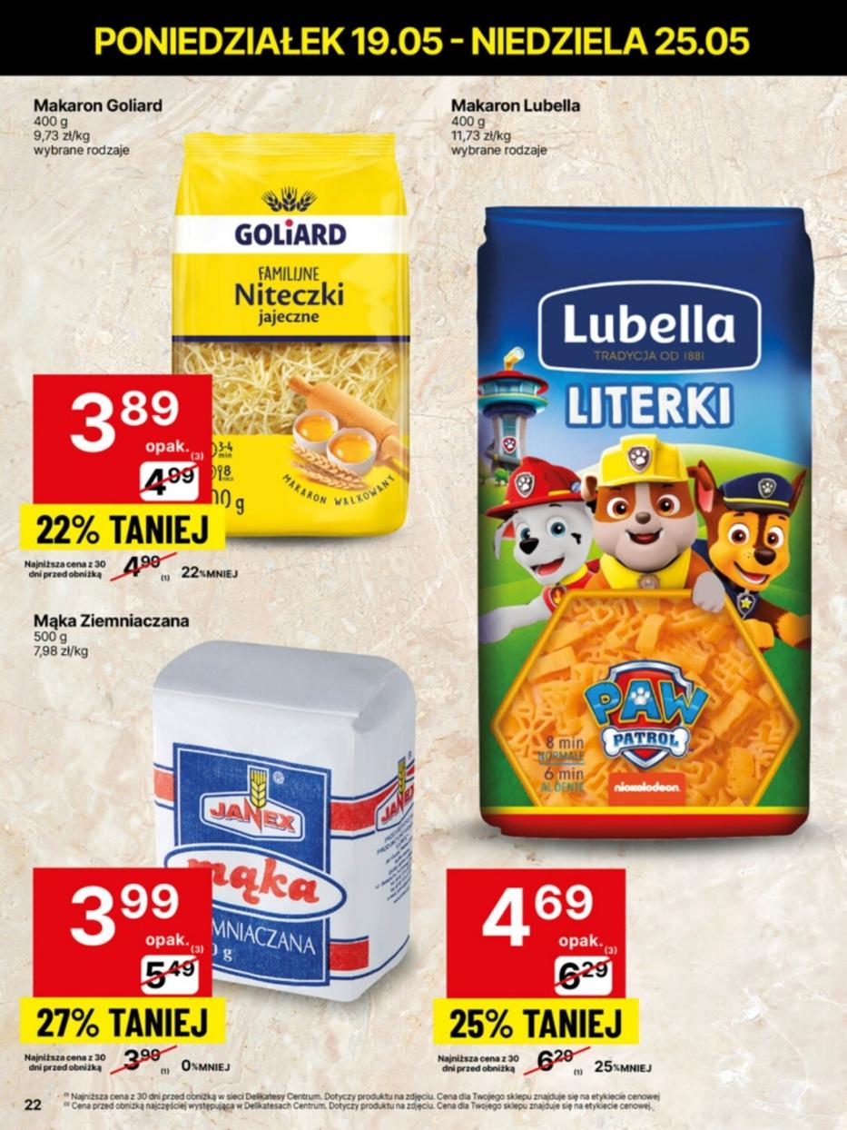 Gazetka promocyjna Delikatesy Centrum str. 22