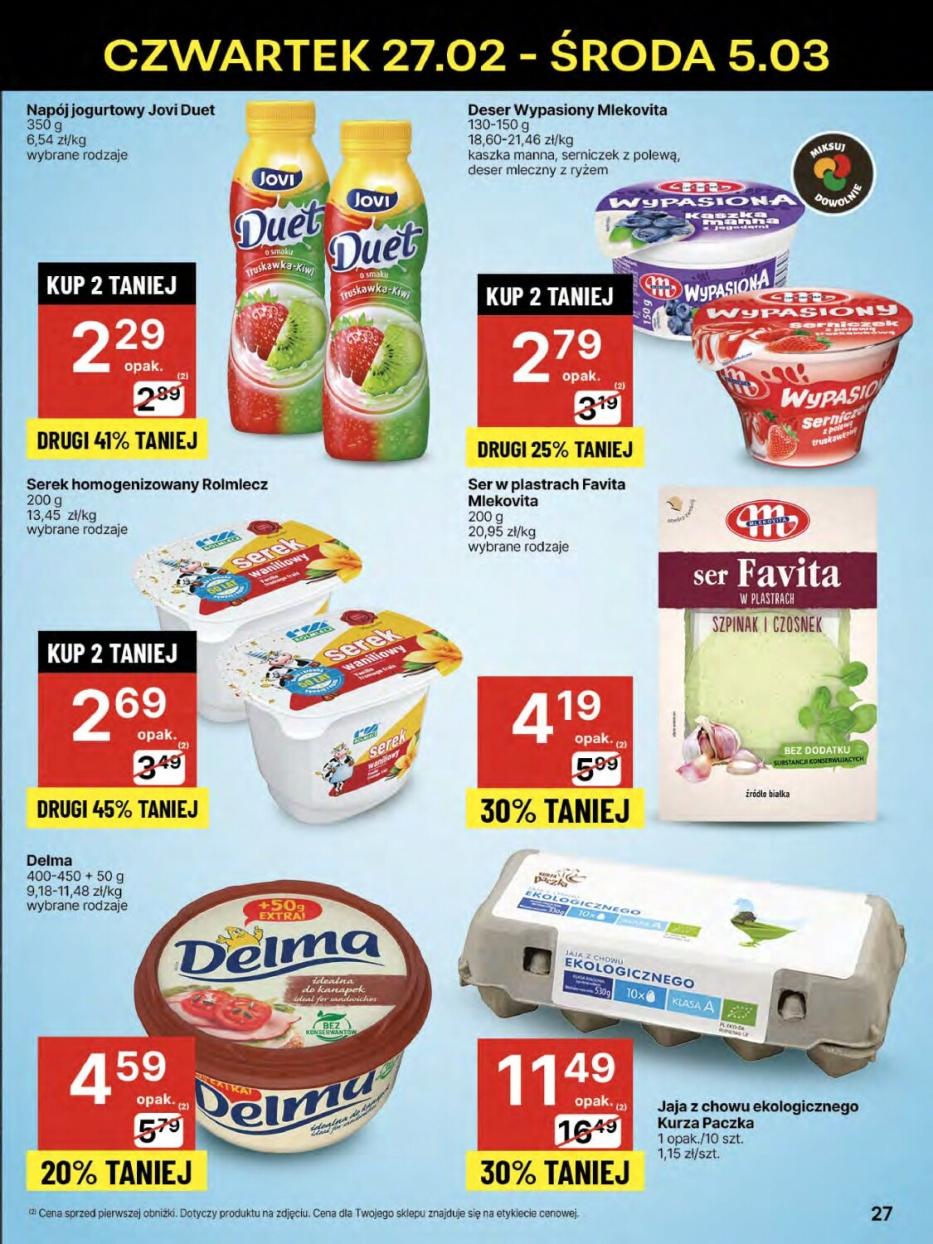 Gazetka promocyjna Delikatesy Centrum str. 27