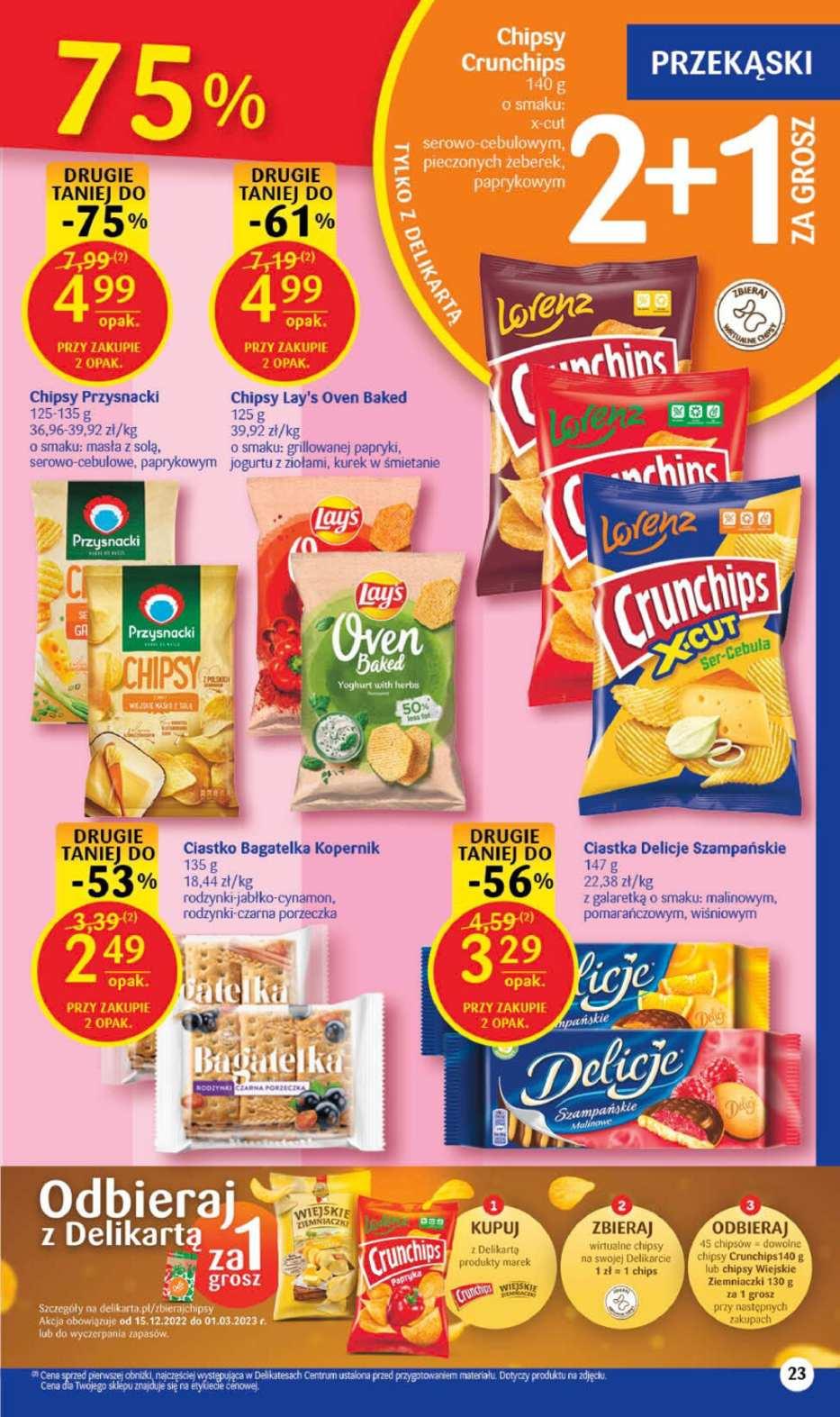 Gazetka promocyjna Delikatesy Centrum str. 23
