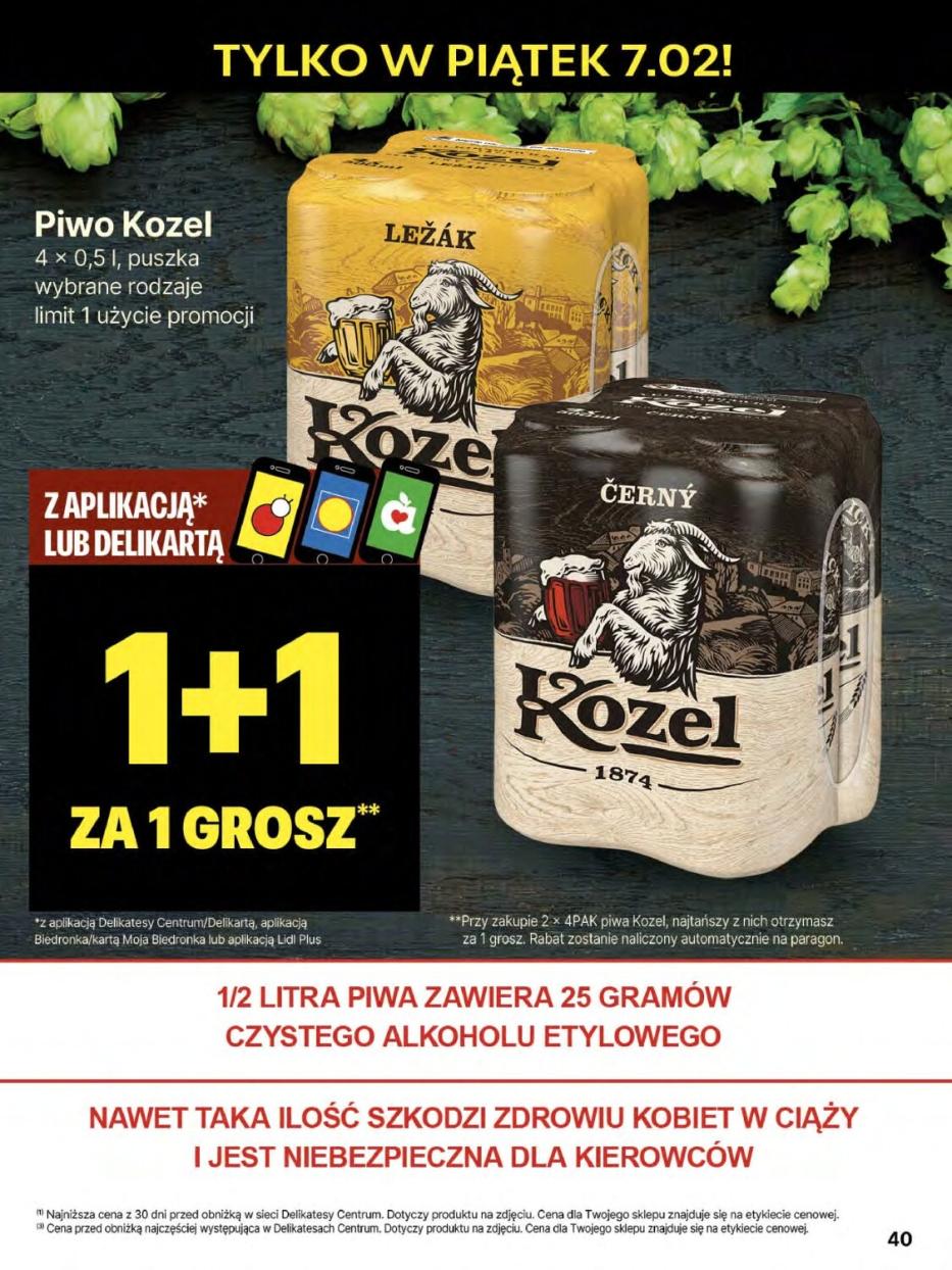 Gazetka promocyjna Delikatesy Centrum str. 40
