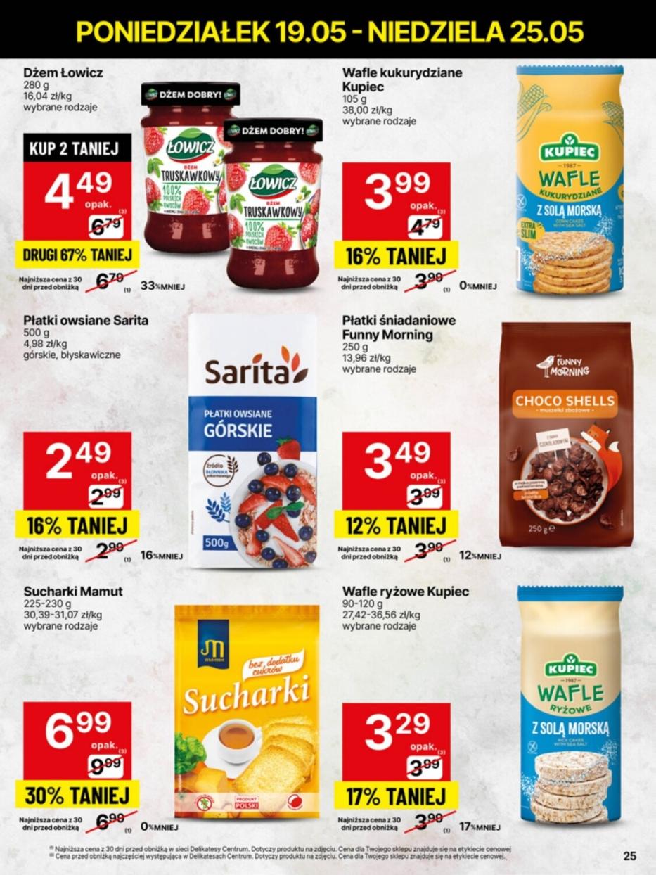 Gazetka promocyjna Delikatesy Centrum str. 25