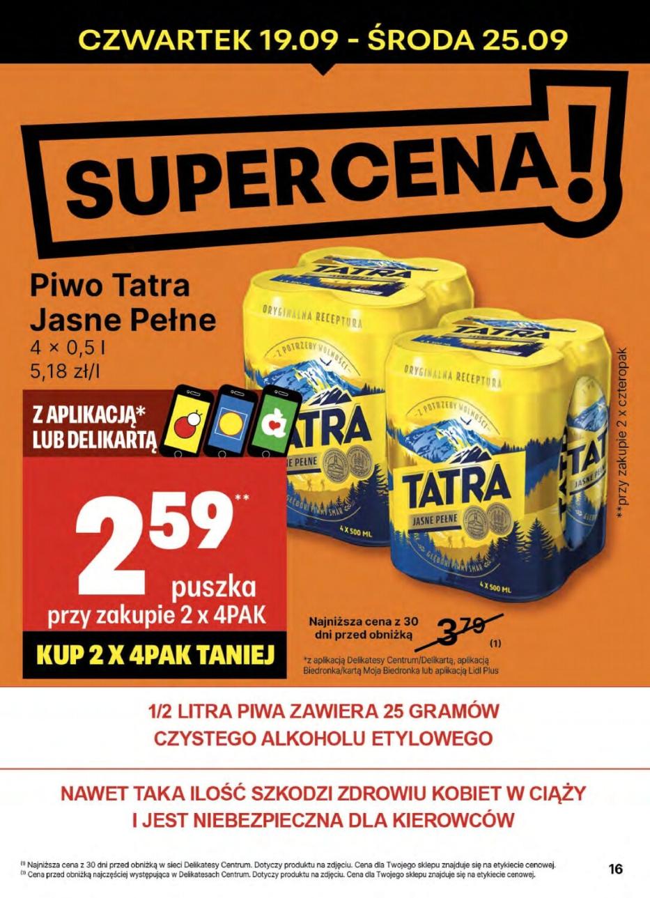 Gazetka promocyjna Delikatesy Centrum str. 16