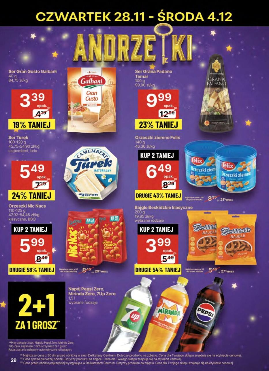Gazetka promocyjna Delikatesy Centrum str. 29