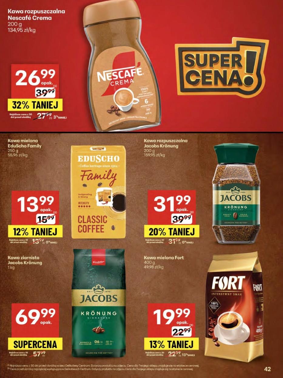 Gazetka promocyjna Delikatesy Centrum str. 42