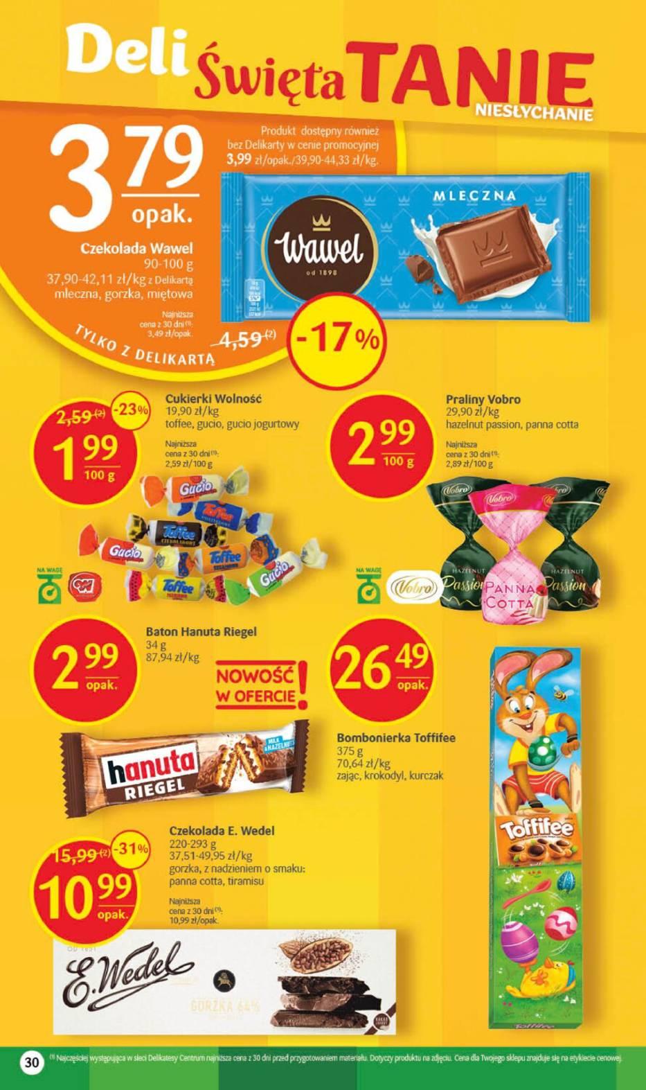 Gazetka promocyjna Delikatesy Centrum str. 30